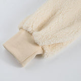 Furry Hooded Loose Coat - WOMONA.COM