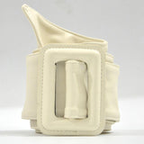 Sheepskin wide belt women - WOMONA.COM