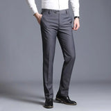 Casual straight suit pants - WOMONA.COM
