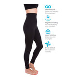 High Waist Slim-fit Leggings - WOMONA.COM