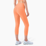 Peach Hips Fitness Cropped Pants - WOMONA.COM