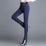 velvet padded leggings - WOMONA.COM