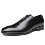 New Leather Hand-polished Business Shoes Men's - WOMONA.COM