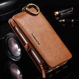 Luxury PU Leather Case For 8 Plus X XR XS Max 11 Flip Stand Wallet - WOMONA.COM