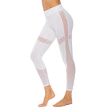 mesh splicing trousers - WOMONA.COM