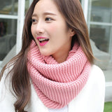 httpWarm thick solid color ladies scarf - WOMONA.COM