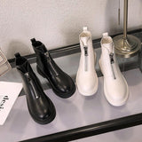 Breathable thin British boots - WOMONA.COM