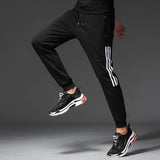 Three-bar cotton sweatpants - WOMONA.COM