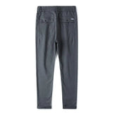 Business Black Men's Straight Casual Pants - WOMONA.COM