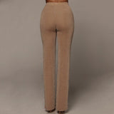Hip-flare flared pants - WOMONA.COM