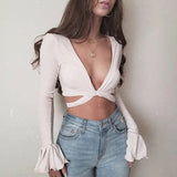 Slim Long Sleeve Women's T-Shirt - WOMONA.COM