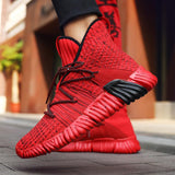 Sneakers Flying Woven High-top - WOMONA.COM