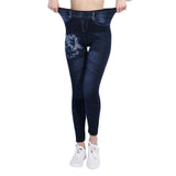 Denim Leggings - WOMONA.COM