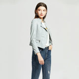 Women's Leather Jacket, - WOMONA.COM