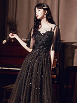 Black Annual French Dinner Dresses - WOMONA.COM