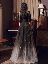 Black Annual French Dinner Dresses - WOMONA.COM