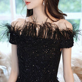 Black evening dress - WOMONA.COM