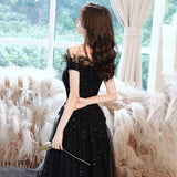 Black evening dress - WOMONA.COM