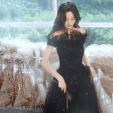 Black evening dress - WOMONA.COM