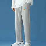 Casual Wide-leg Loose-fitting Straight-leg Sweatpants - WOMONA.COM