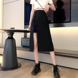 Irregular High Waist Skirt - WOMONA.COM