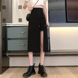 Irregular High Waist Skirt - WOMONA.COM
