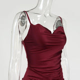 Mid-length Evening Dress - WOMONA.COM