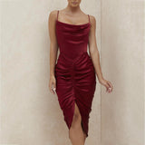 Mid-length Evening Dress - WOMONA.COM