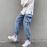 Men's Workwear Multi-Pocket Sweatpants - WOMONA.COM