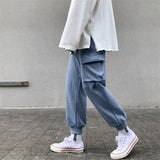 Men's Workwear Multi-Pocket Sweatpants - WOMONA.COM