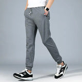 Stretch Waist Casual Sweatpants - WOMONA.COM