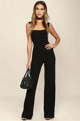 Jumpsuit Flared Trousers - WOMONA.COM