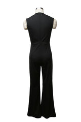 Jumpsuit Flared Trousers - WOMONA.COM