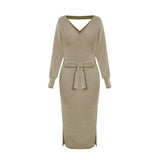 Winter Knitted Dress - WOMONA.COM
