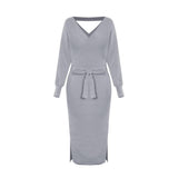 Winter Knitted Dress - WOMONA.COM