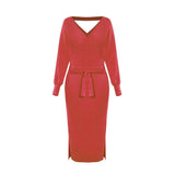 Winter Knitted Dress - WOMONA.COM