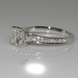 Six claw mosangite ring - WOMONA.COM