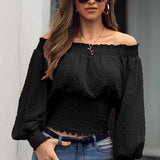 Ruffled Waist Chiffon Shirt T-Shirt - WOMONA.COM