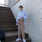 Straight Trousers Suit Pants - WOMONA.COM