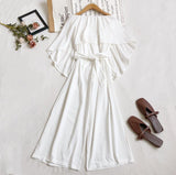 Wide-leg Pants Jumpsuit - WOMONA.COM