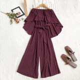 Wide-leg Pants Jumpsuit - WOMONA.COM