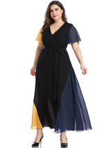 Plus Size Long Dress Women Maxi Gown Summer - WOMONA.COM