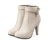 Ladies Leather Shoes Pointed Toe - WOMONA.COM