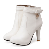 Ladies Leather Shoes Pointed Toe - WOMONA.COM