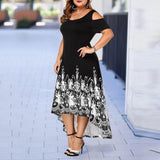 Evening Party Summer Plus Size Maxi Dress - WOMONA.COM