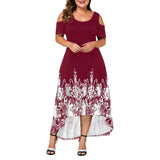 Evening Party Summer Plus Size Maxi Dress - WOMONA.COM