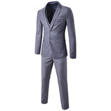 Three-piece Business Casual Suit Men - WOMONA.COM