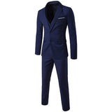 Three-piece Business Casual Suit Men - WOMONA.COM