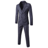 Three-piece Business Casual Suit Men - WOMONA.COM