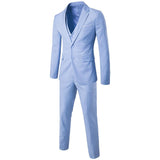 Three-piece Business Casual Suit Men - WOMONA.COM